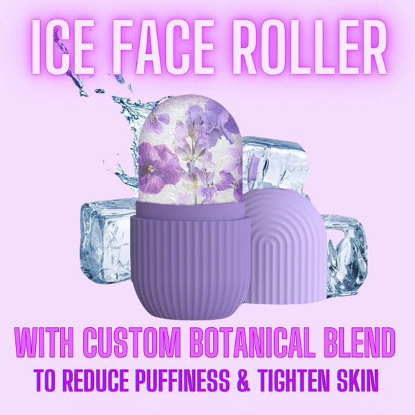 Ice Face Roller With Custom Skincare Bontanical Blend