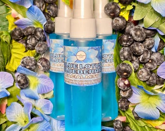 Blue Lotus Flower & Blueberries Hydrating Facial Mist Spray