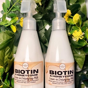 BIOTIN Natural Hair Detangling Spray & Leave-in Conditioner