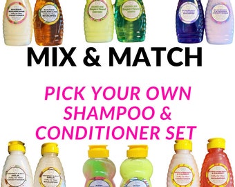 Mix & Match PICK YOUR OWN Shampoo + Conditioner Set for Healthy Hair