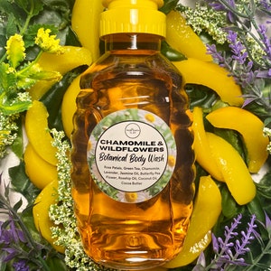 Peach Chamomile & Wildflowers Organic Body Wash