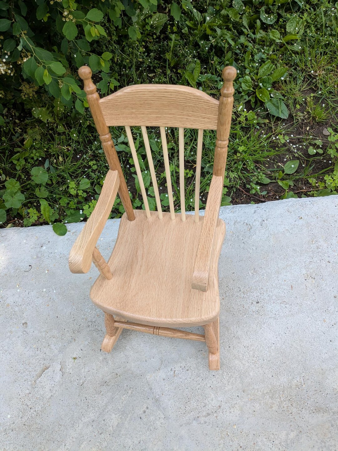 Amish Mennonite Handcrafted Solid Wood Doll Rocking Chair Rocker - Etsy