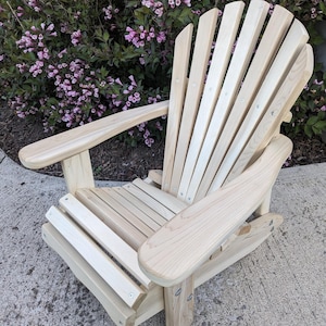 Baby Cedar Adirondack Muskoka Chair Sub-assembled