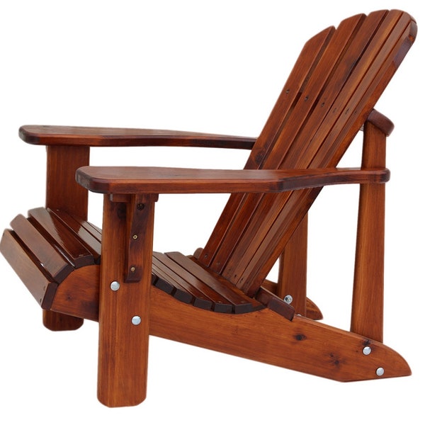 Kit de chaise de porche Adirondack Adirondack Muskoka fait main insectes/cèdre résistant aux intempéries