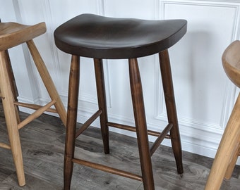 Kit de tabouret de bar de cuisine confortable avec siège confortable en érable de 24 po. à faire soi-même