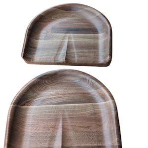 Walnut Wagon Bar Stool Seat