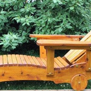 Cedar Lounge Chair Etsy