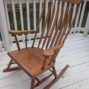 Amish/Mennonites Handmade Maple Boston Rocking Chair Kit