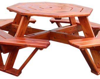 Ontario White Cedar Octagon Picnic Table Kits