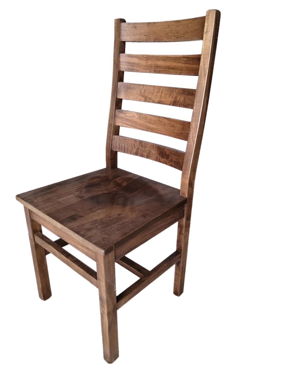 Maple Ladder Back Dining Chair Kits With Custom Stain Finish Etsy