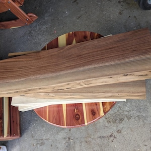 Live Edge Black Walnut Floating Shelf - One shelf 30&quot;x10&quot;x1 3/4&quot;