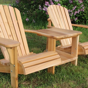 Heavy Duty Cedar Double Tete-a-Tete Gossip Adirondack Muskoka Patio Deck Cottage Chair kit DIY