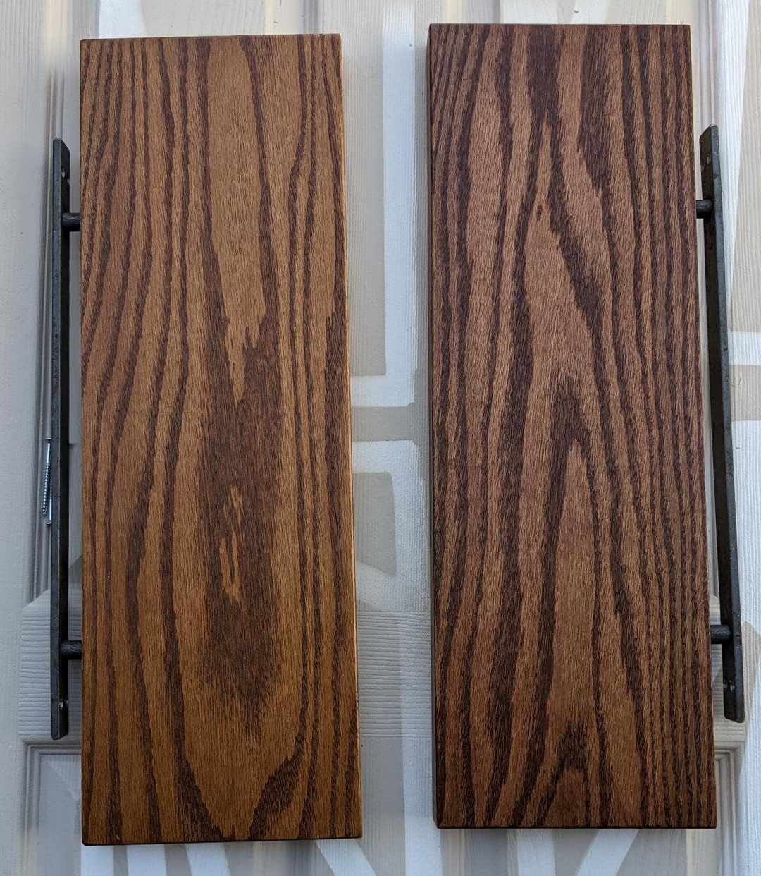 Red Oak Floating Shelf Etsy