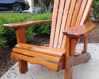 Amish Handmade Cedar Adirondack Muskoka Front Porch Cottage Chairs