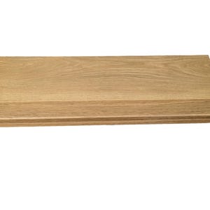 Long White Oak Shelf Shelves Without Hidden Steel Bracket