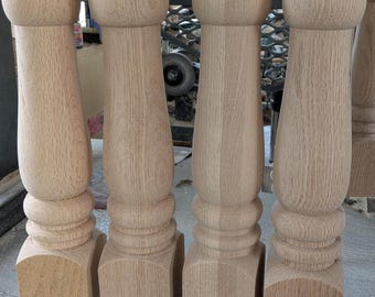 Custom Table Legs - Mennonite Built Island & Counter Height Legs - Any Size