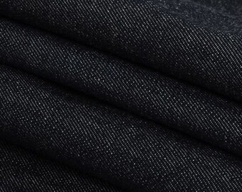 black denim material