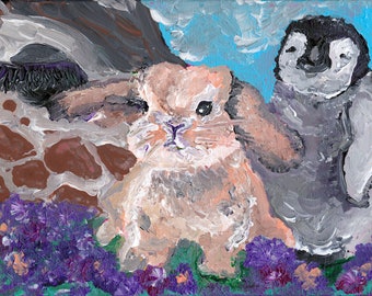 Descarga digital SOLAMENTE- "Conejito, Pingüino y Jirafa"