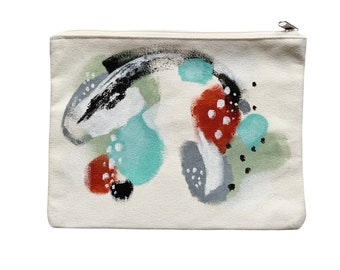 Art Abstract Rainbow Pattern Canvas Change Coin Purse Small Cute Wallet Bag With Zip Art Abstract Rainbow Pattern Canvas Change Coin Purse Small Cute Wallet Bag With Zip