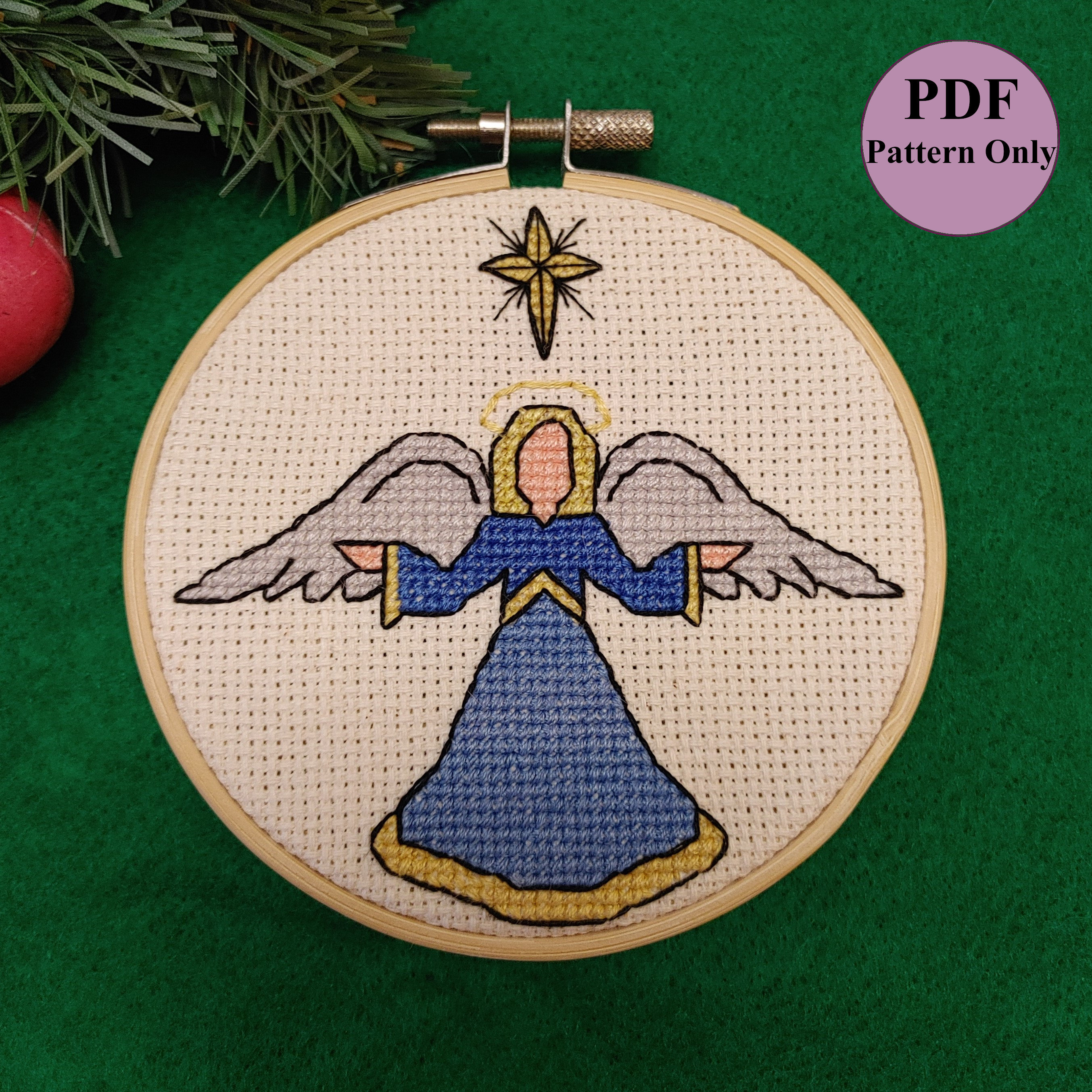 Angel - Cross Stitch - Etsy