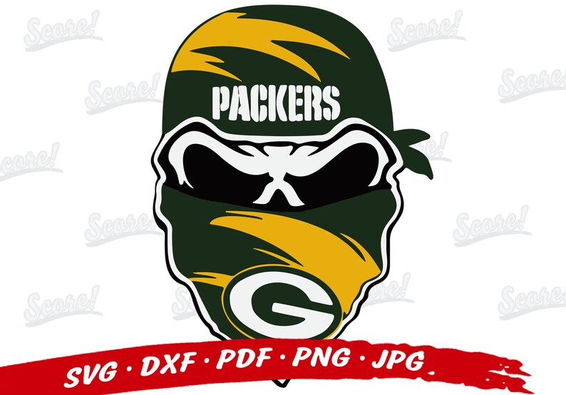 Download Green Bay PACKERS NFL Skull Svg Bundle Green Bay Packers ...