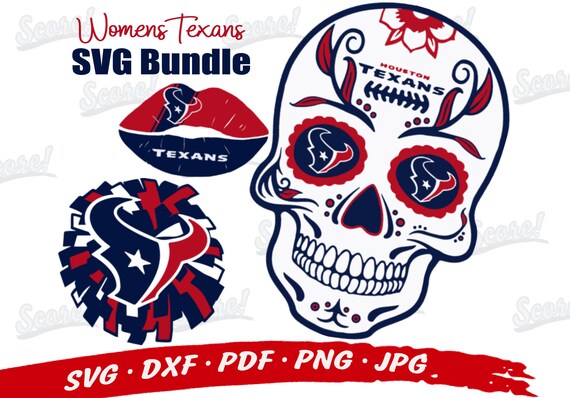 Houston Texans Svg Bundle Womens Texans Svg Files For Cricut Etsy