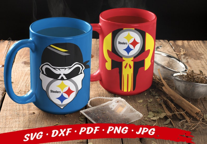 Download Pittsburgh STEELERS NFL Skull Svg Bundle Steelers Svg ...