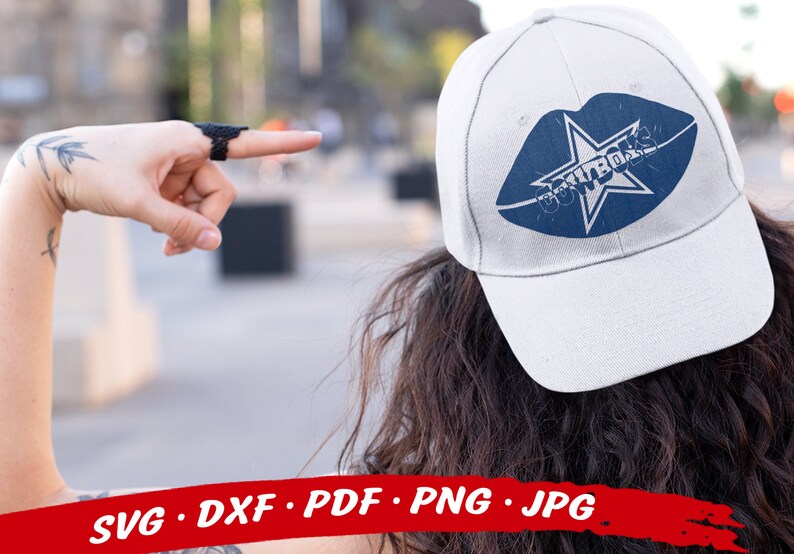 Download Dallas COWBOYS Lips Svg Dallas Cowboys Svg Files For Cricut | Etsy