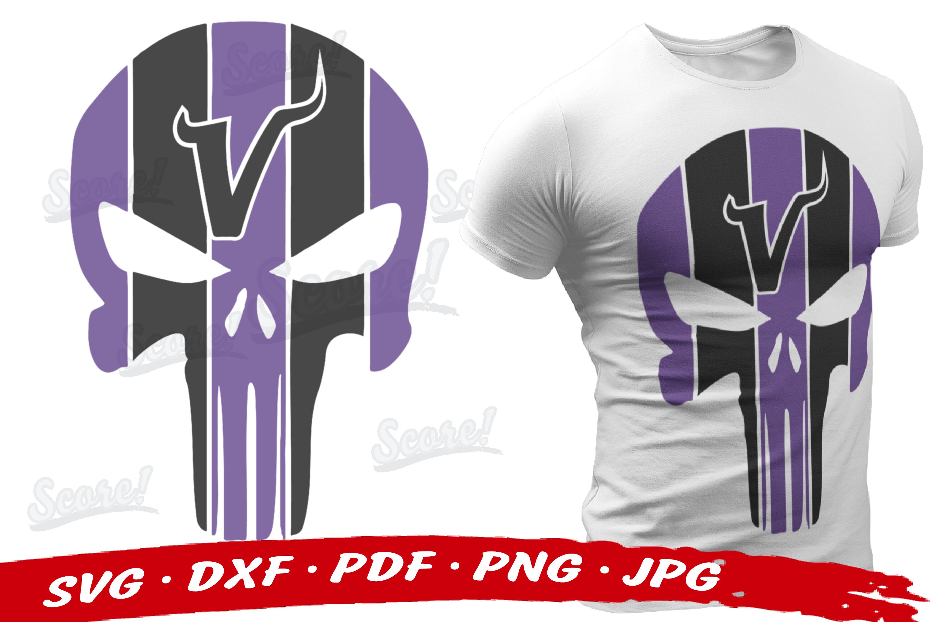 Download Minnesota VIKINGS NFL Skull Svg Vikings Svg Files For ...