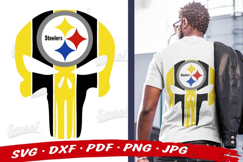 Download Pittsburgh STEELERS NFL Skull Svg Bundle Steelers Svg Files | Etsy