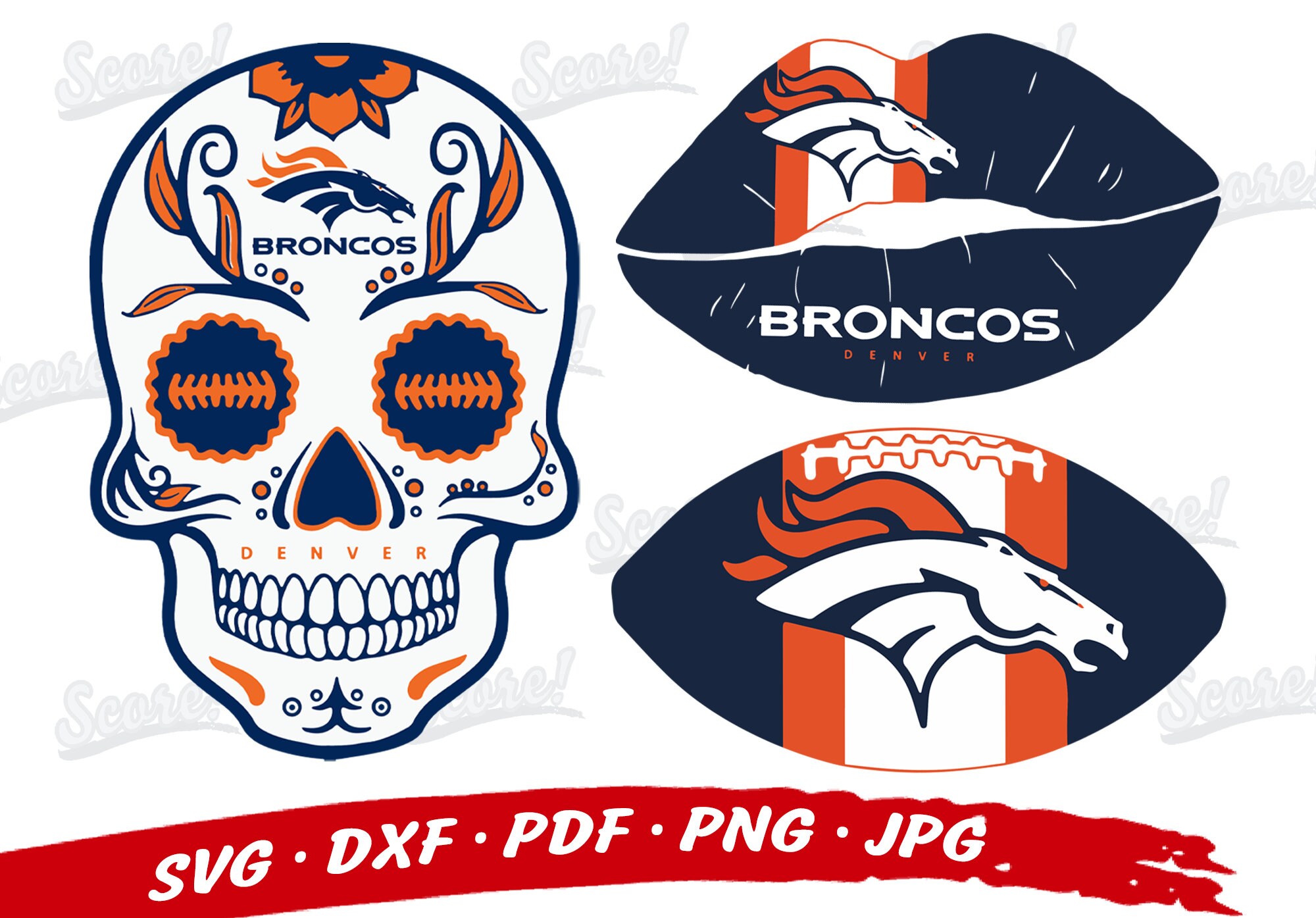 Download Denver BRONCOS NFL Svg Bundle Broncos Football Svg Files For | Etsy