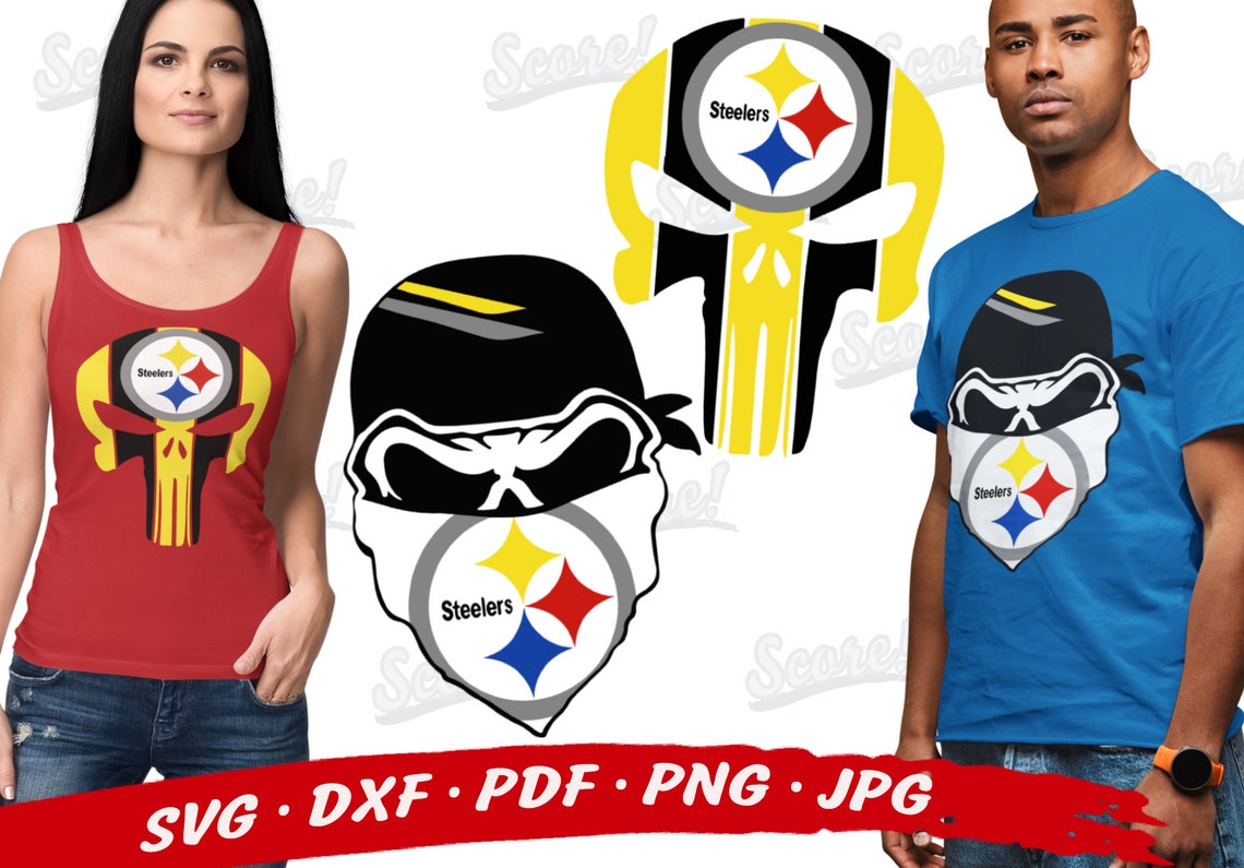 Download Pittsburgh STEELERS NFL Skull Svg Bundle Steelers Svg Files | Etsy