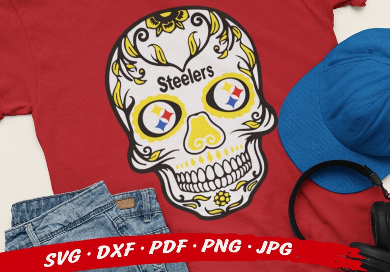 Download Pittsburgh STEELERS NFL Skull Svg Bundle Steelers Svg ...