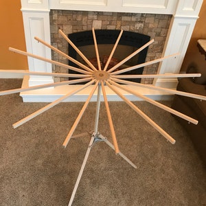 DIY Fold Down Drying Rack - Pine and Poplar