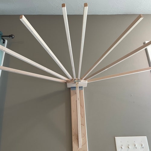 RV Camper Clothes Drying Rack Wooden Ladder Mount Holds 250 Etsy