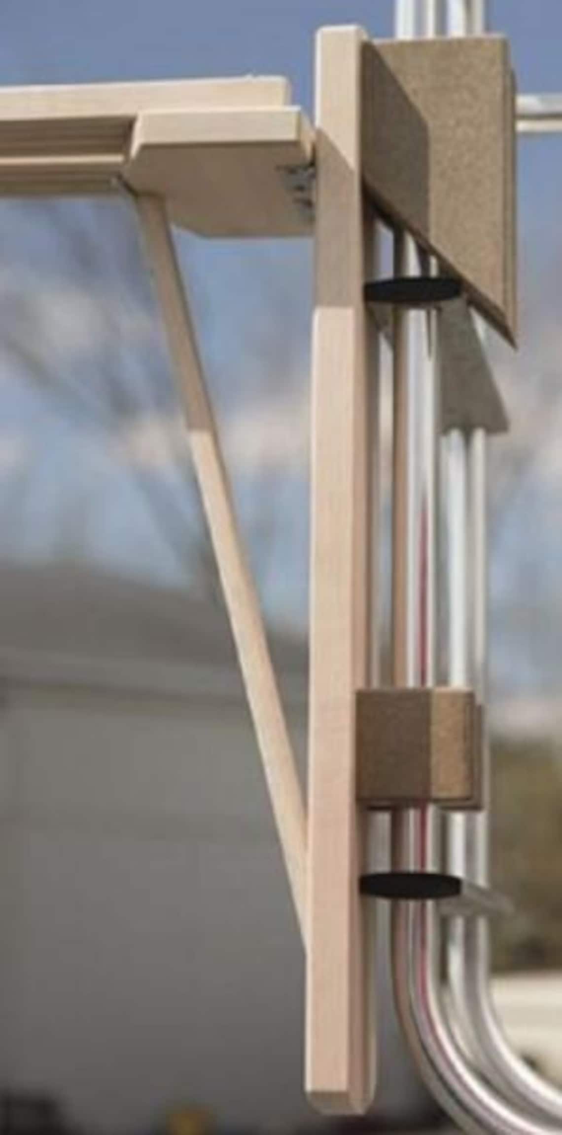 RV Camper Clothes Drying Rack Wooden Ladder Mount Holds 250 Etsy