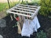 Wooden Clothespin Hanging Drying Rack  Clip & Drip Style   49 or 25 Clothespins Unit  Amish Handmade in Lancaster PA 