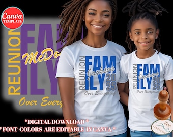 Family Reunion Shirt, Canva Shirt Template, Family Reunion T-shirt Template, Editable Canva Template, Customize, Sublimation, DIY Shirt