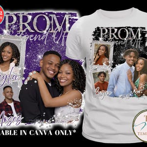 Prom Send Off TShirt Design, Group Shirt, Prom Crew, DIY Canva Template, Editable 2026 Prom tShirt, Customizable Sublimation Design, DTF DTG