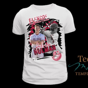 Szablon koszulki baseballowej, projekt Baseball Mom, szablon Canva, edytowalna koszulka Gameday, edytowalna, spersonalizowana koszulka, sublimacja, DTF, DTG zdjęcie 3