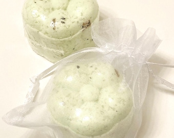 Bomba efervescente de vapor para ducha con eucalipto y menta