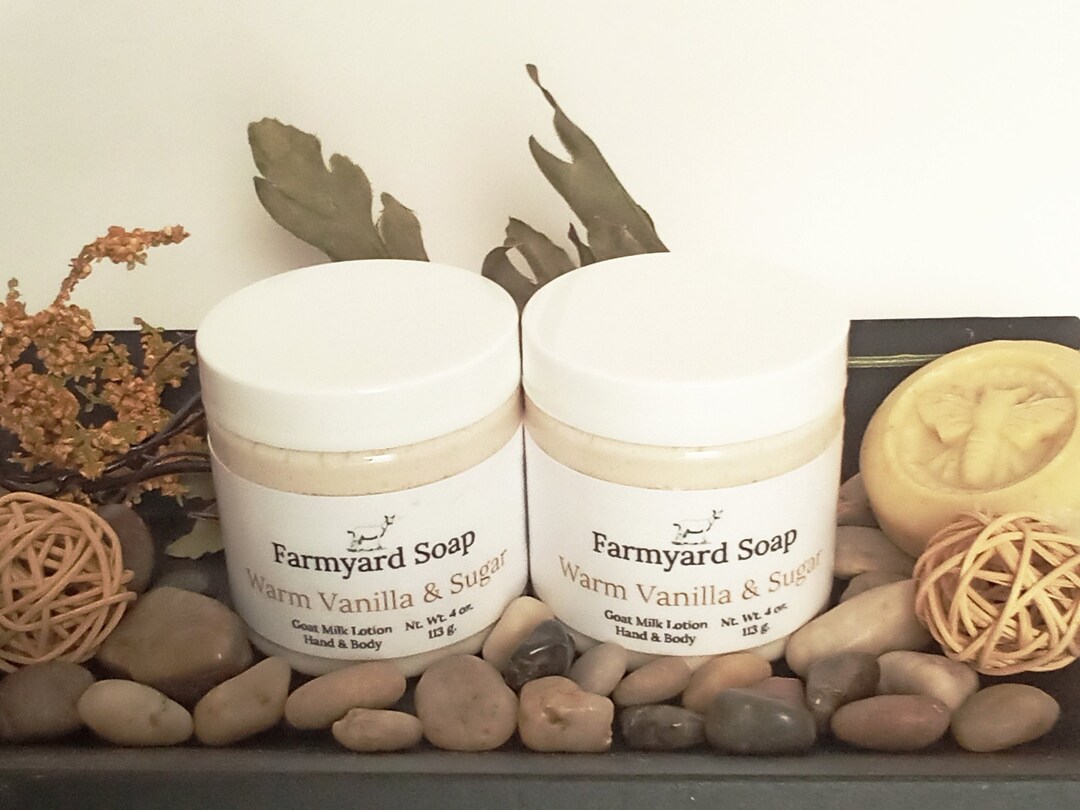Warm Vanilla Sugar Goat Milk Lotion, Goat Milk Lotion, Lotion in a Jar