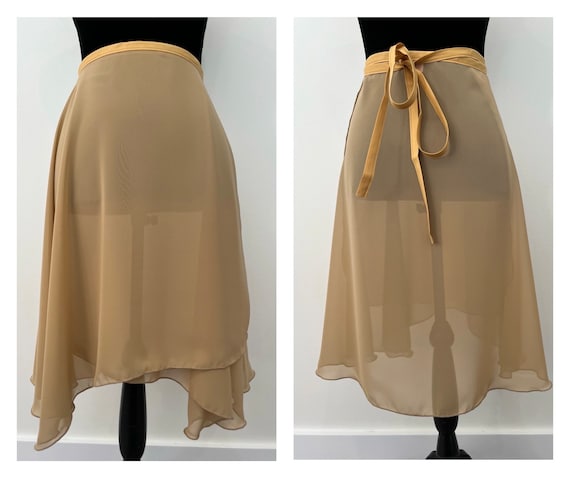 High low gold skirt hotsell