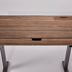 Nitcha Solid Walnut Sit-Stand tabletop [Top only, Works with any Sit-Stand base on market]