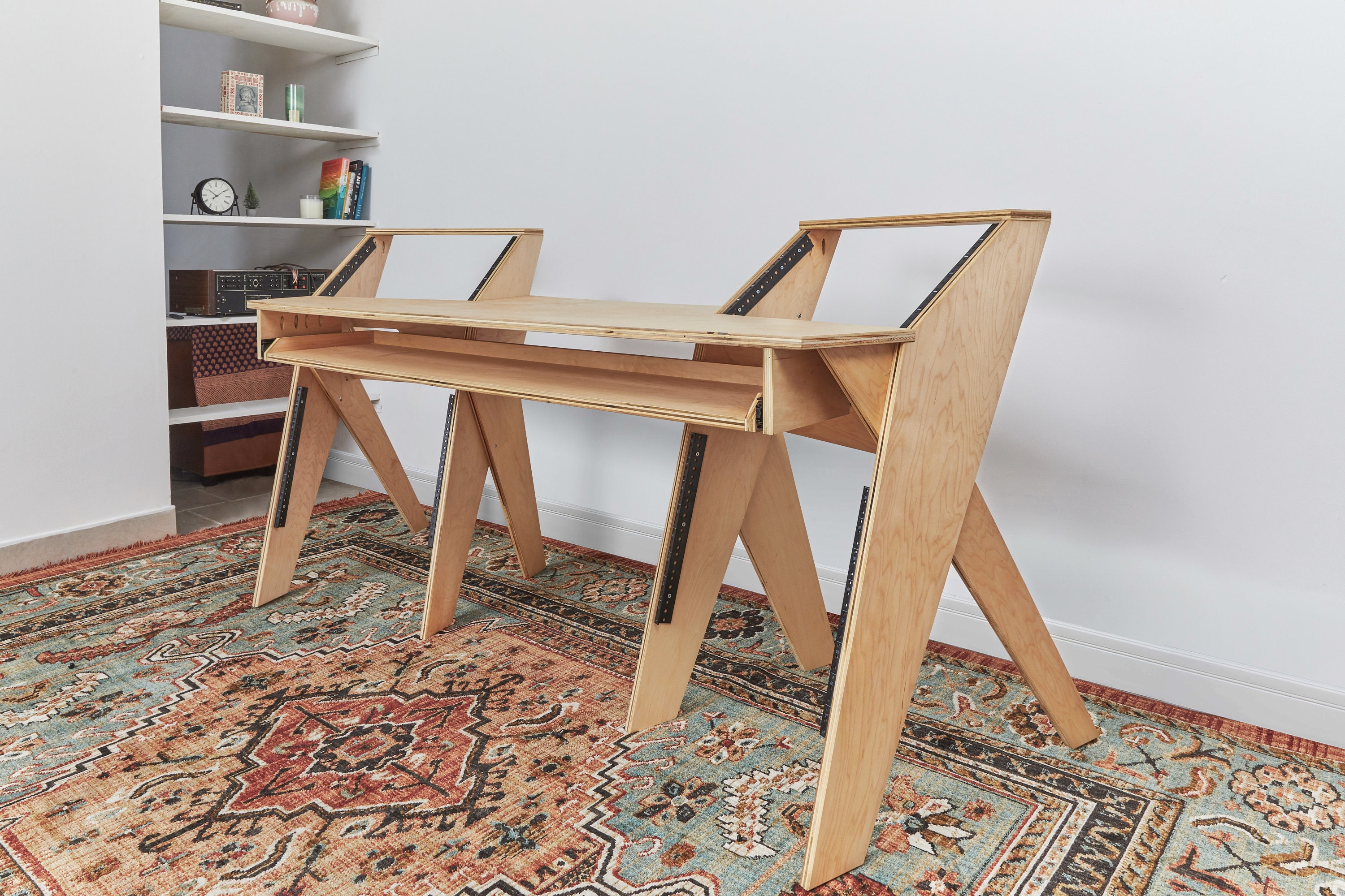 Joseph 28U Rack Desk With 88 Keys Tray [customize Available] - Etsy