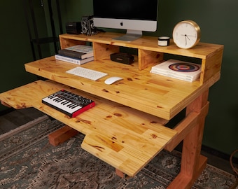 48" Glued edge pine Bobo’s studio desk  (custom size available)