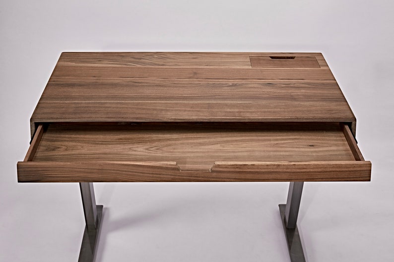 Nitcha Solid Walnut Sit-Stand tabletop Top only, Works with any Sit-Stand base on market imagem 2