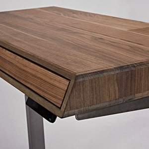 Nitcha Solid Walnut Sit-Stand tabletop Top only, Works with any Sit-Stand base on market imagem 5