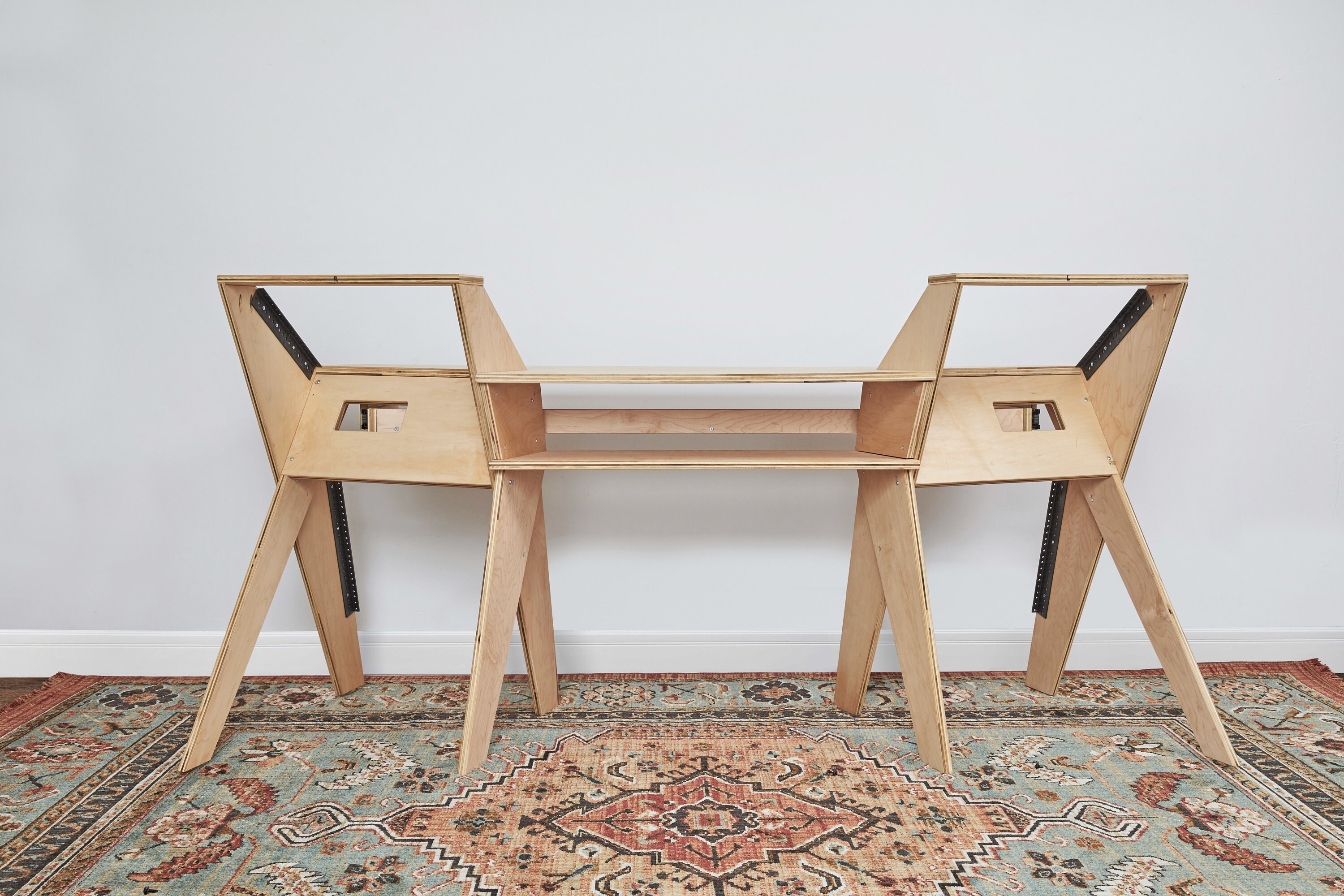 Joseph 28U Rack Desk With 88 Keys Tray [customize Available] - Etsy