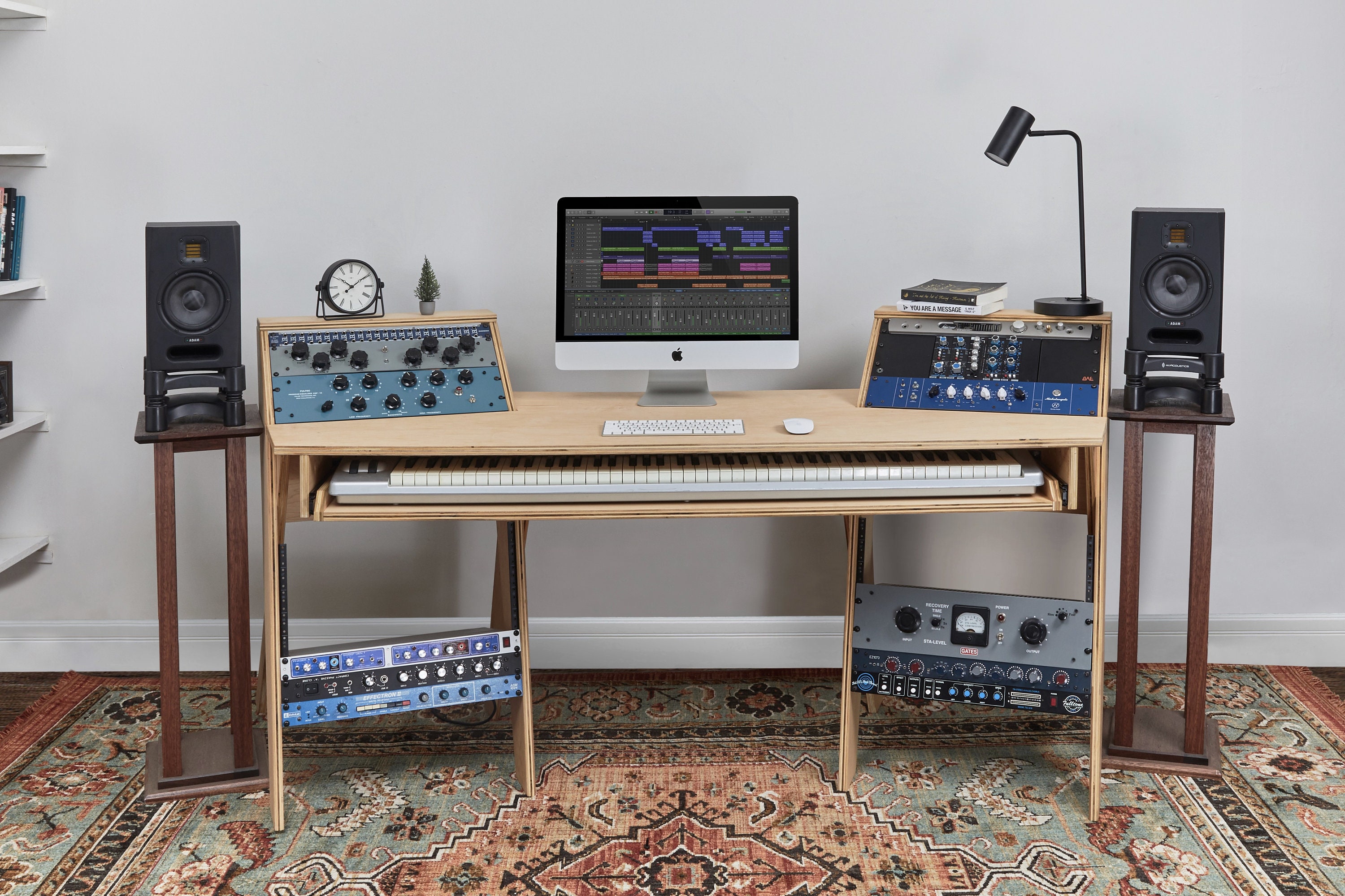 Joseph 28U Rack Desk With 88 Keys Tray [customize Available] - Etsy